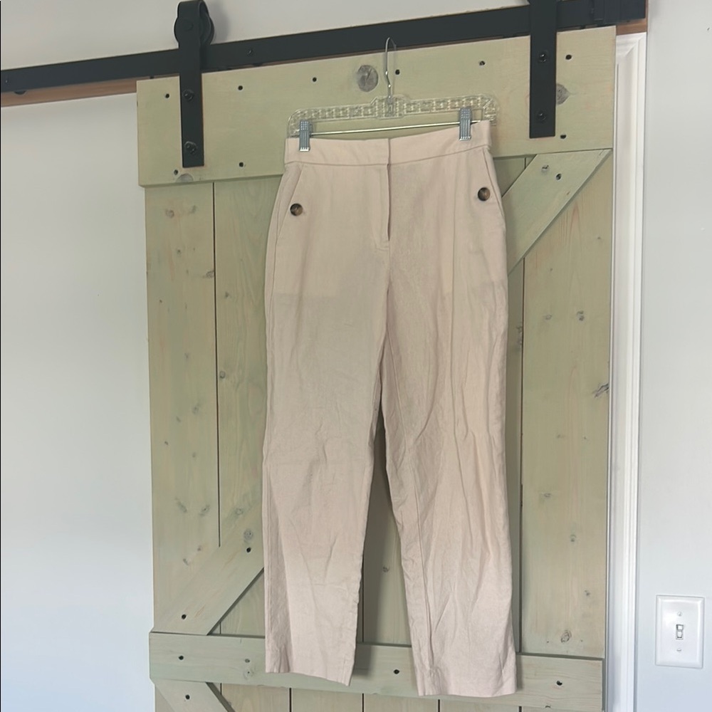 J. Crew Cream Trousers